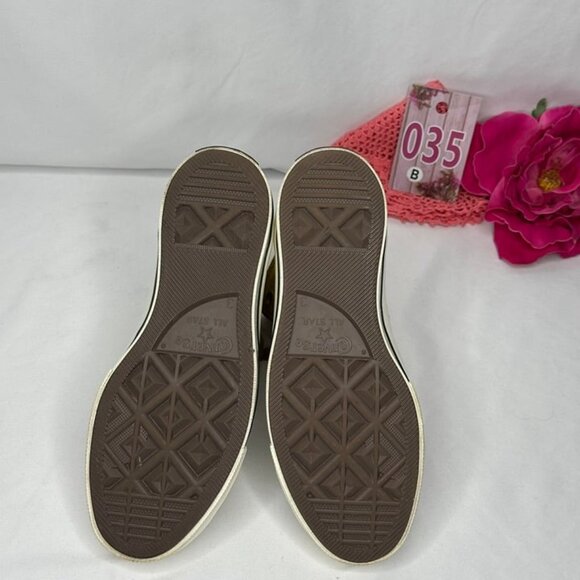 Converse Chuck Taylor Star 70 Suede Sandy Taupe Brown High Top Sneakers Size 5 - Picture 6 of 12